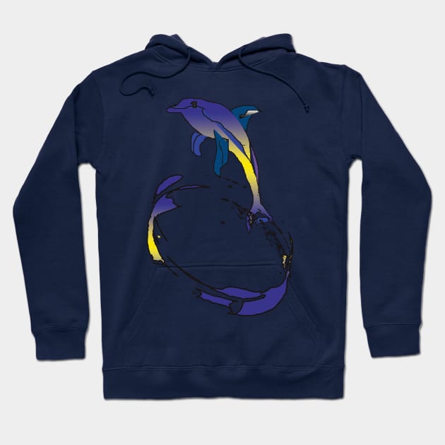 Dolphin Hoodie by UNIQone